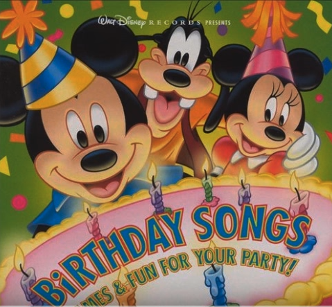 Disney - Happy, Happy Birthday To You singing cards